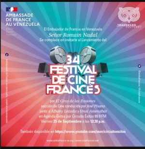 34° Festival de Cine Francés en Venezuela Más de un siglo de tradición renovada