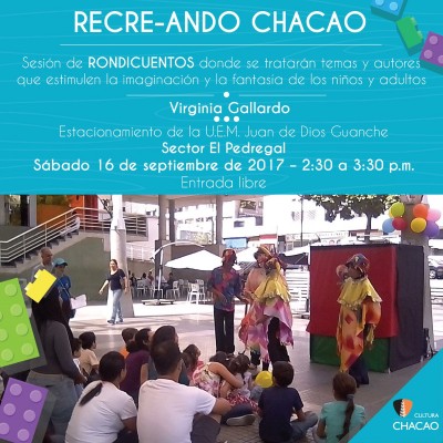 Programa familiar Recre-Ando Chacao  continúa con cuentacuentos en El Pedregal