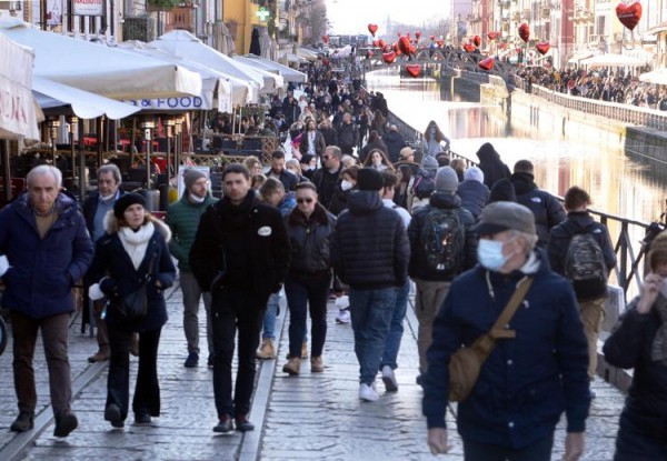 Coronavirus en Italia 24.408 nuevos casos de Covid y tasa de positividad baja al 10,5%: boletín 21 de febrero