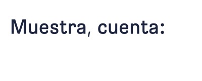 Se posterga el Seminario Fundación Cisneros, &quot;Muestra, Cuenta&quot;