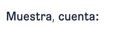 Se posterga el Seminario Fundación Cisneros, &quot;Muestra, Cuenta&quot;