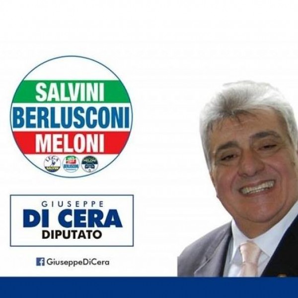 Giuseppe Di Cera candidato a diputado por la Coalición Centro Derecha Lista Salvini Berlusconi Meloni
