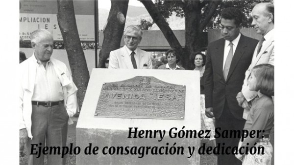 Homenaje al Dr. Henry Gómez Samper