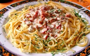 Espaguetis a la Carbonara