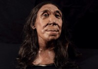 Studi della BBC/Jamie Simonds - La testa ricreata di Shanidar Z, realizzata dai fratelli Kennis per il documentario Netflix ‘Secrets of the Neanderthal’ sulla base delle scansioni 3D del cranio ricostruito