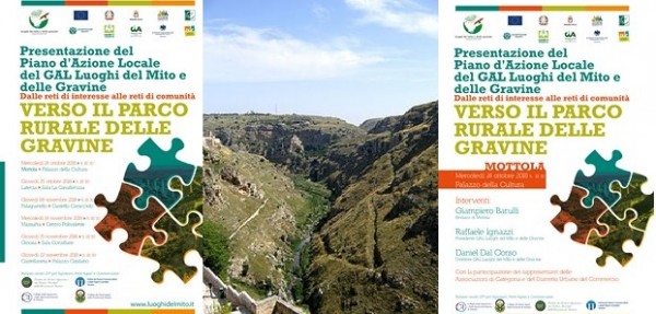 Gal Luoghi del Mito e delle Gravine - Piano d’Azione Locale Verso il Parco Rurale delle Gravine