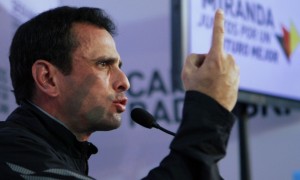 Capriles propone un gran acuerdo nacional para frenar la crisis