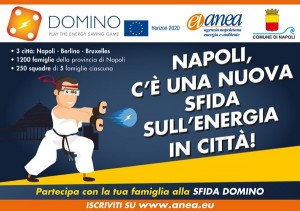 Napoli - Aperte le registrazioni per &quot;Domino&quot; la più grande sfida europea sul risparmio energetico