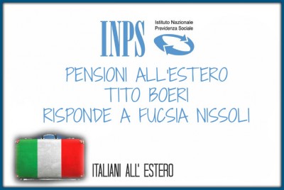 Pensioni all&#039;estero: Tito Boeri risponde a Fucsia Nissol