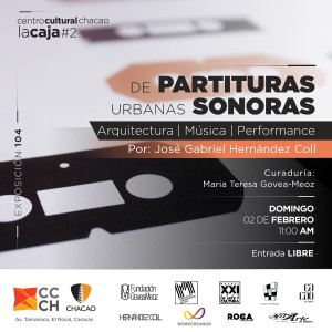 Instalaciones sonoras de José Gabriel Hernández Coll se exponen en La Caja 2 del CCCH