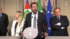 La centroderecha unida reivindicó el encargo para Salvini Sin acuerdo en nuevas consultas