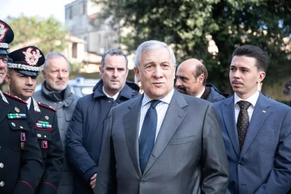 Il ministro degli Esteri, Antonio Tajani