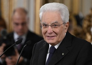 Il presidente della Repubblica Sergio Mattarella