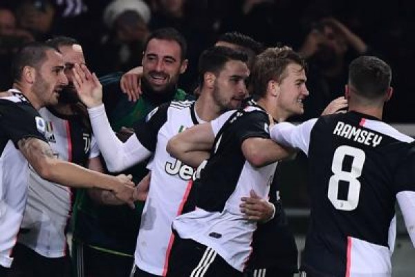 La Juventus vince il derby e resta prima 0-1, De Ligt decide il derby