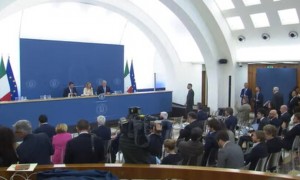 La conferenza stampa al termine del Cdm