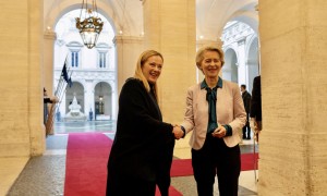 Giorgia Meloni e Ursula von der Leyen
