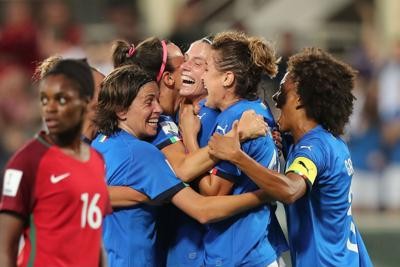 Le Azzurre volano al Mondiale Italia Portogallo 3-0