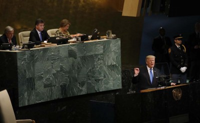 Donald Trump, presidente de Estados Unidos en la Asamblea General de la ONU