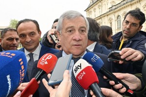  El canciller italiano, Antonio Tajani