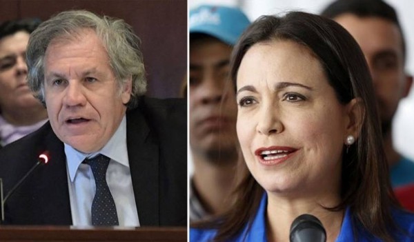 Almagro defiende a María Corina Machado ante “amenazas” del Gobierno