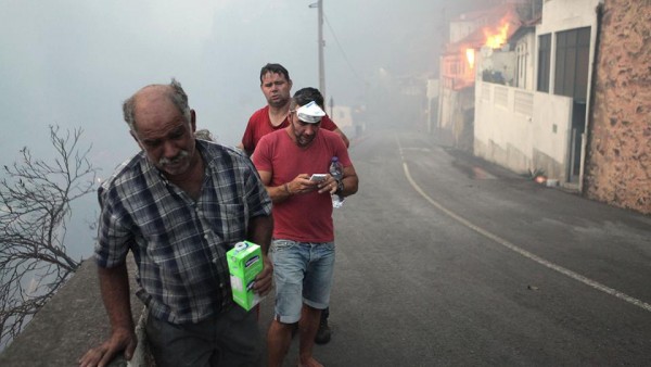Three dead in Madeira wildfires