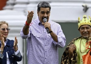 Il presidente venezuelano Nicolas Maduro in un evento il 6 gennaio