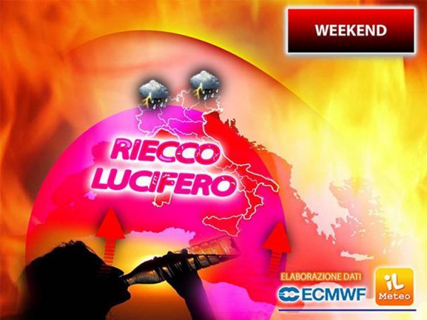 Lucifero infiamma il weekend, picchi di oltre 35 gradi