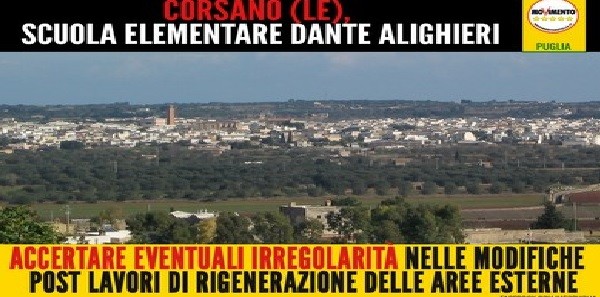 Corsano, che fine ha fatto la rigenerazione urbana? D&#039;Amato (M5S) scrive alla commissione UE