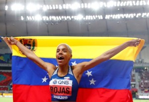 Voló al cielo: Yulimar Rojas se coronó campeona del Mundial de Doha
