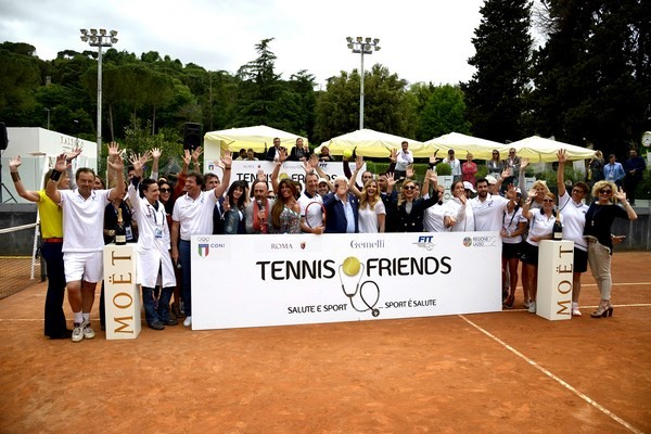 A Roma tennis é salute…è amico della prevenzione, tutti uniti per testimoniarlo