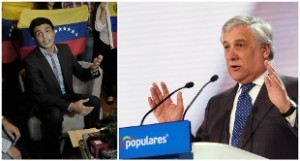 Minacce a Antonio Tajani dopo incontro con oppositore del Venezuela
