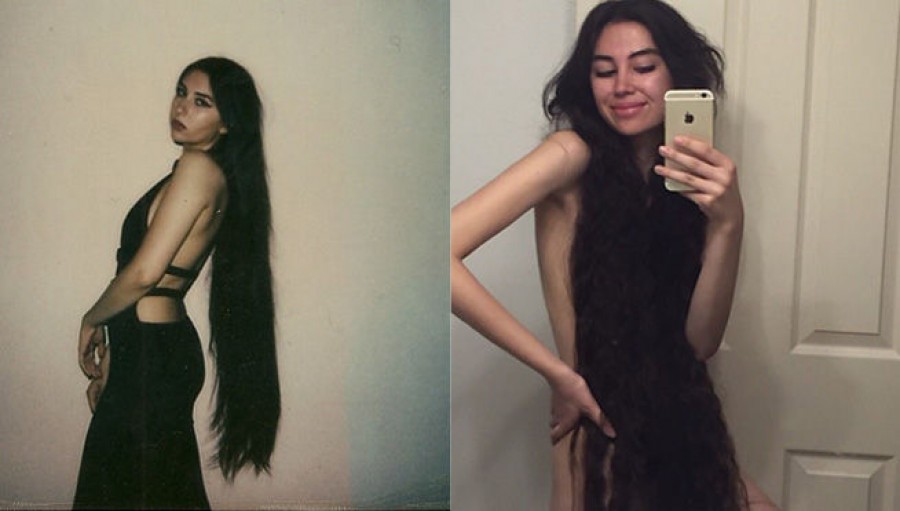 La nueva Rapunzel: una joven californiana lleva cinco años sin cortarse el pelo
