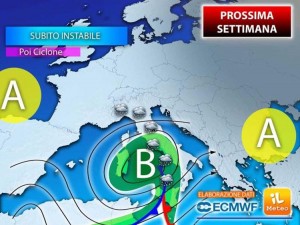 Maltempo sull&#039;Italia, forte ondata e rischio eventi estremi: meteo della settimana