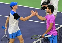 Jannik Sinner e Carlos Alcaraz: nella semifinale del 1000 di Indian Wells