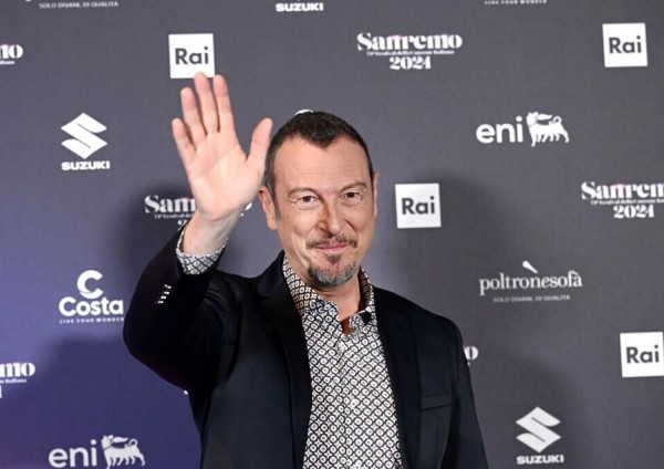 Il direttore artistico del Festival di Sanremo Amadeus