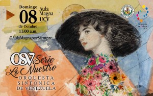 La Orquesta Sinfónica de Venezuela interpreta obras de Beethoven, Vaughan Williams y Tchaikovsky en el Aula Magna.