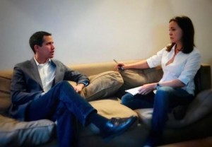María Corina Machado a Guaidó: Cuenta conmigo para avanzar con fuerza por la libertad de Venezuela