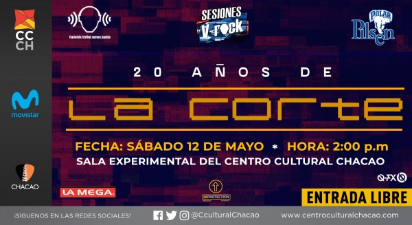 Este sábado habrá una segunda función de Sesiones V-Rock: 20 años de La Corte