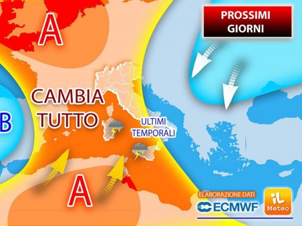 Ultime piogge, poi estate settembrina fino al weekend