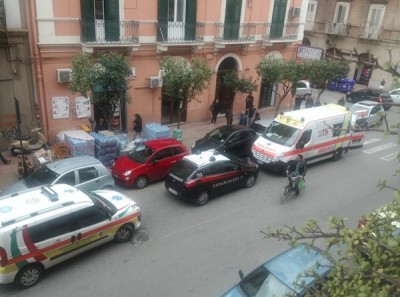 Taranto - Anziana cade per emorragia celebrale soccorsa e ricoverata