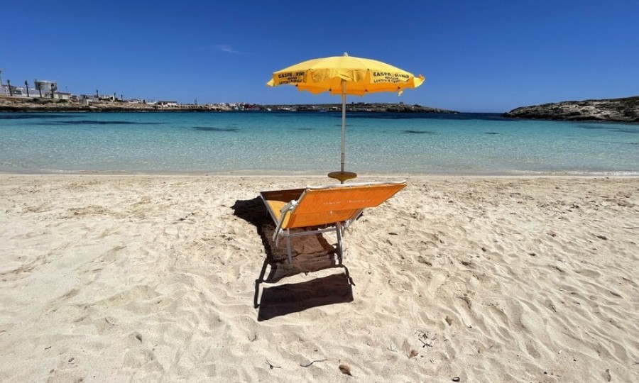 Giornata di sole e mare a Lampedusa