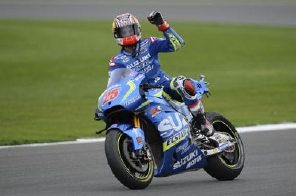 Il pilota del Team Suzuki ECSTAR Maverick Vinales 