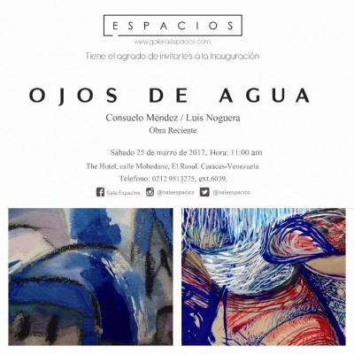 Obras de Consuelo Méndez y Luis Noguera  dialogan sobre el agua en la Galería Espacios de El Rosal