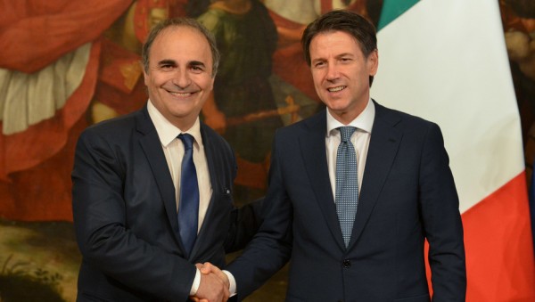 Ricardo Merlo e Giuseppe Conte