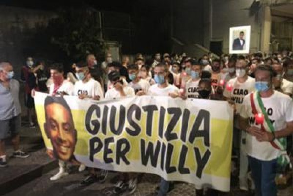 Willy, domani i funerali. Ci sarà anche Conte