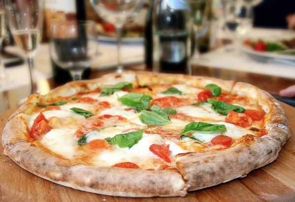 La pizza italiana de Nápoles
