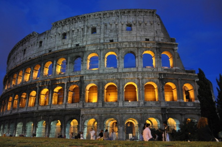 El Coliseo romano, con director manager