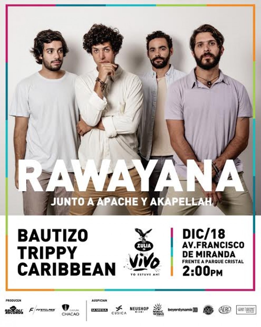 Rawayana lanza su disco ‘Trippy Caribbean’  con un concierto en la avenida Francisco de Miranda