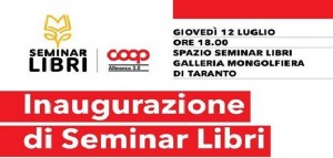 Taranto - Il 12 Luglio 2018 alla Mongolfiera si inaugura il Seminar Libri, con «L&#039;amore al Tempo delle Favole » di Antonella Colucci