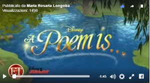 Maria Rosaria Longobardi Marylon una sua poesia in un video della Walt Disney